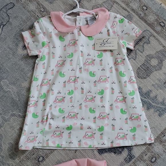 NWT Ishtex Girls 2-piece Matching Golf Set Pink Green Sz6 - Picture 3 of 11